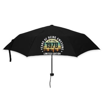 Legendary since 1978, Vintage Edition 1978 Retro - Umbrella (small) - black - Front