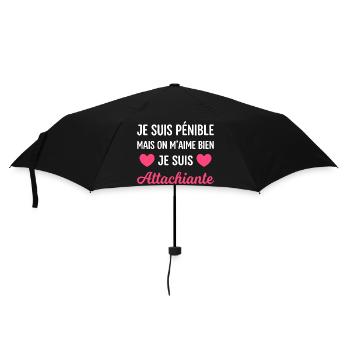 Je suis pénible mais on m'aime bien - Parapluie standard - noir - Devant