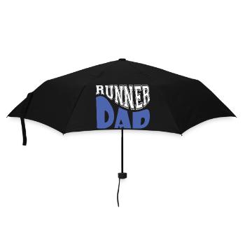 Père coureur - Parapluie standard - noir - Devant