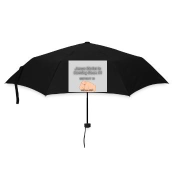 Jesus Christus kommt bald !! - Regenschirm (klein) - Schwarz - Vorne