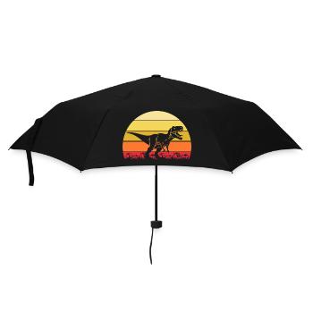 Archéologue Dino Tyrannosaure Dinosaure - Parapluie standard - noir - Devant