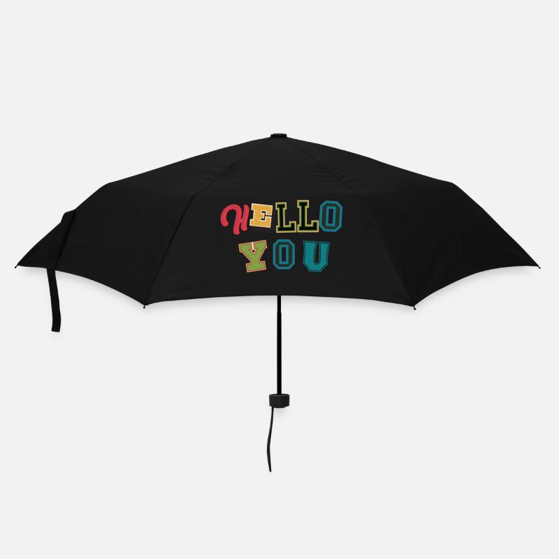 Sprüche - Regenschirm (klein) - Schwarz