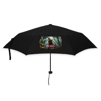 URSPRÜNGLICHER BÄR - Regenschirm (klein) - Schwarz - Vorne