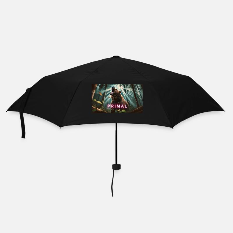 PRIMAL BEAR - Umbrella (small) - black
