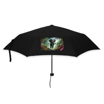 URSPRÜNGLICHER ELEFANT - Regenschirm (klein) - Schwarz - Vorne