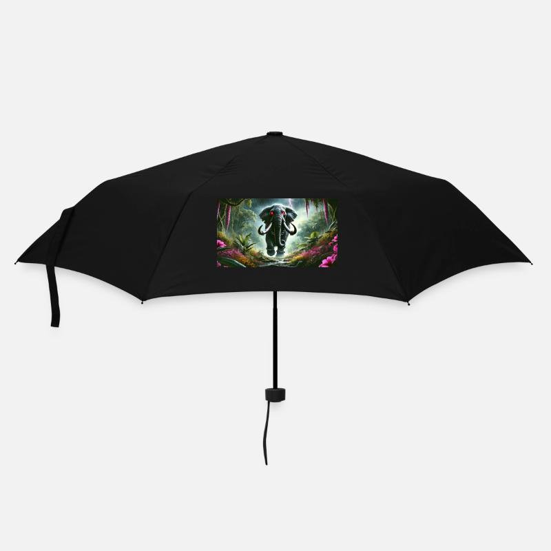 URSPRÜNGLICHER ELEFANT - Regenschirm (klein) - Schwarz