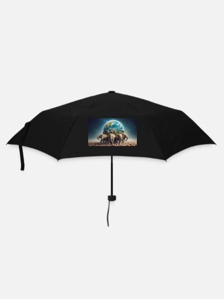 Porter le monde - Parapluie standard - noir