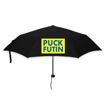 Fck ptn - Regenschirm (klein) - Schwarz - Vorne