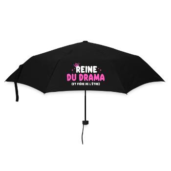 Reine Du Drama Râleuse Rigolo Femme - Parapluie standard - noir - Devant