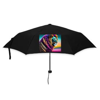 Lion - Umbrella (small) - black - Front