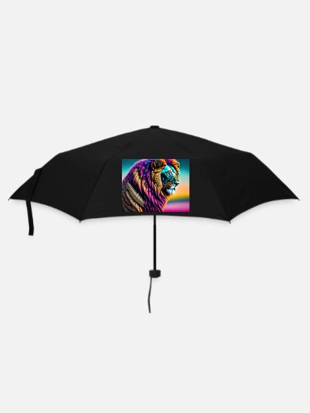 Lion - Parapluie standard - noir