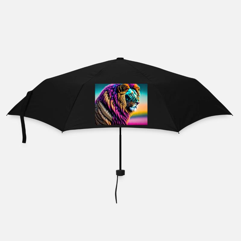 Lion - Umbrella (small) - black