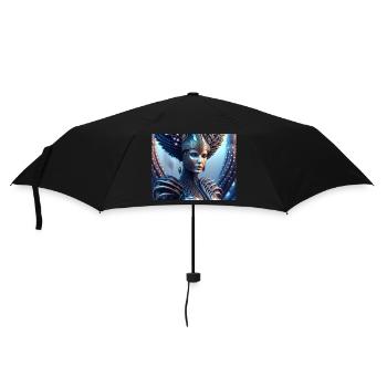 H.R. Giger Wife - Umbrella (small) - black - Front