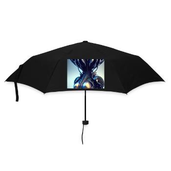 Abstract Female - Umbrella (small) - black - Front