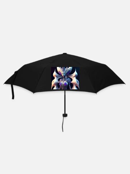 Sorcière métallique - Parapluie standard - noir