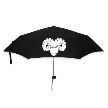 Bélier - Parapluie standard - noir - Devant