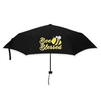 Christian Motif Children's Baptism - Umbrella (small) - black - Front