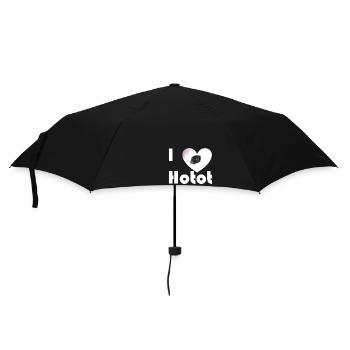 I Love Hotot - Umbrella (small) - black - Front