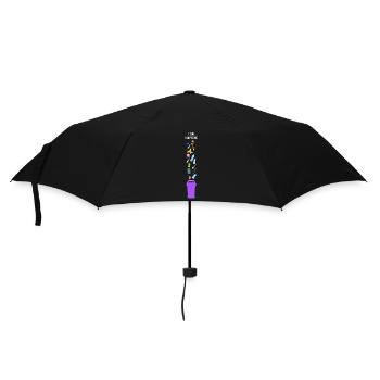 J’adore recycler - Parapluie standard - noir - Devant