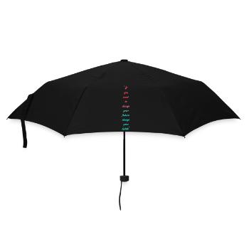 Change your habits - Regenschirm (klein) - Schwarz - Vorne