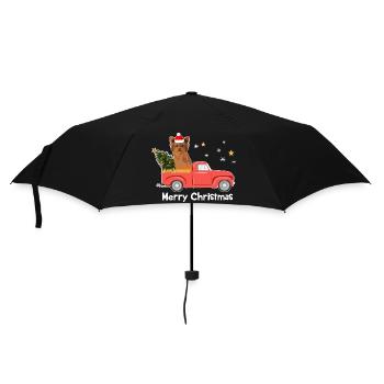 Pick-up Yorkie Christmas Tree - Parapluie standard - noir - Devant