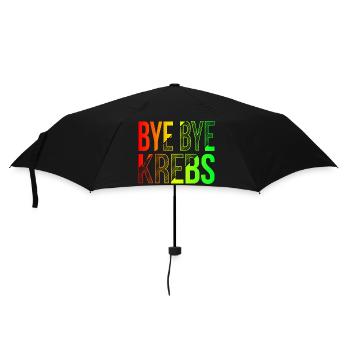 Bye Bye Kreps Rainbow Design - Umbrella (small) - black - Front