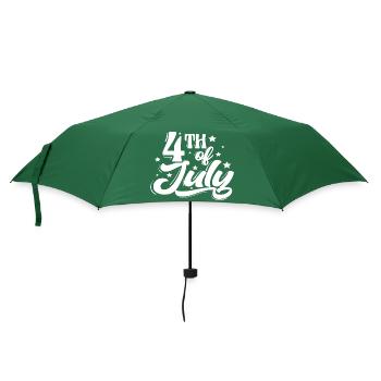 4th of July Independence Freedom - Umbrella (small) - bottlegreen - Front