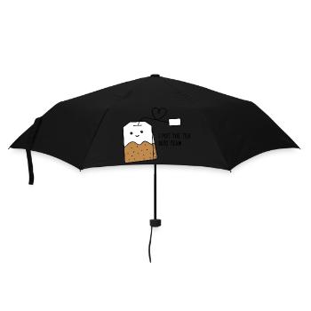 Équipe - Parapluie standard - noir - Devant