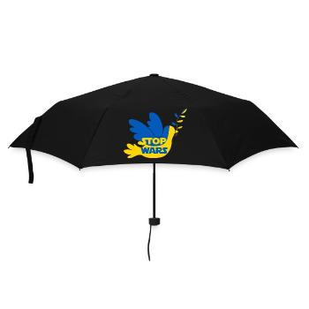 STOP WARS - Umbrella (small) - black - Front