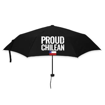 Proud Chilean Chile Flag - Umbrella (small) - black - Front