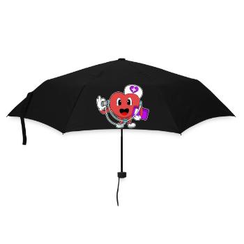Heart Nurse Stethoscopes - Umbrella (small) - black - Front