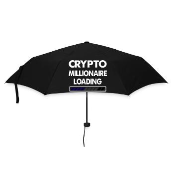 Bitcoin Trading Crypto Stocks - Parapluie standard - noir - Devant