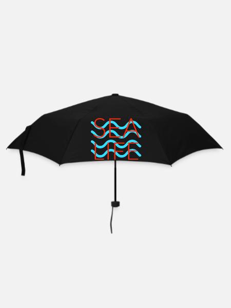 Vie marine - Parapluie standard - noir