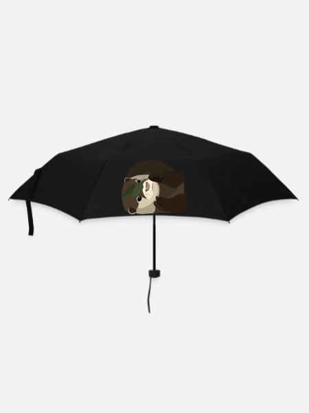 Otter - Regenschirm (klein) - Schwarz