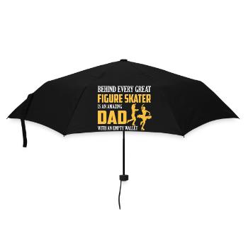 Derrière chaque grand patineur artistique se cache un père incroyable - Parapluie standard - noir - Devant