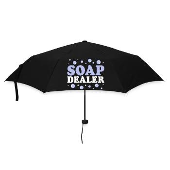 Marchand de savon Savonnier Fabrication de savon - Parapluie standard - noir - Devant