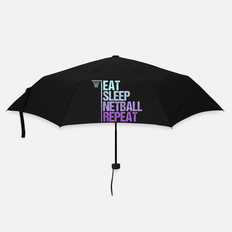 Netball Funny Netball Player - Umbrella (small) - black