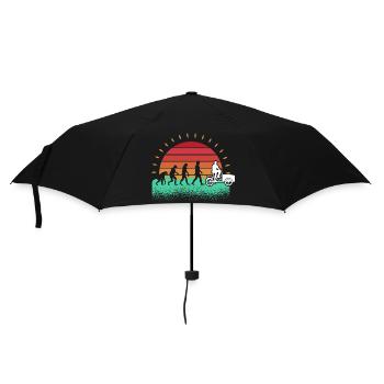 Fahrrad Lastenfahrrad Lastenrad - Regenschirm (klein) - Schwarz - Vorne