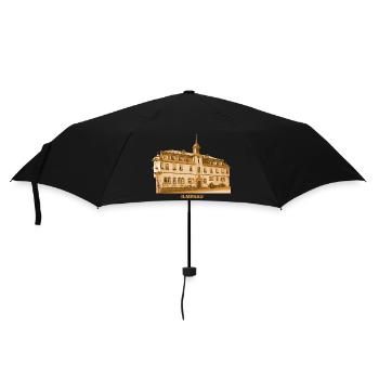 Ilmenau Rathaus Ilm Goethe Thüringen - Regenschirm (klein) - Schwarz - Vorne