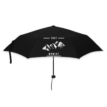 that moment - Regenschirm (klein) - Schwarz - Vorne