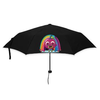 Pride Zombie 08 - Regenschirm (klein) - Schwarz - Vorne