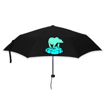 polar bear - Umbrella (small) - black - Front