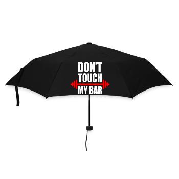 Dont touch my bar - Regenschirm (klein) - Schwarz - Vorne