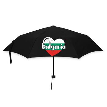 Bulgarien National Flagge Balkan Sofia Urlaub - Regenschirm (klein) - Schwarz - Vorne