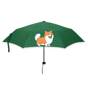 Spitz - Regenschirm (klein) - Flaschengrün - Vorne