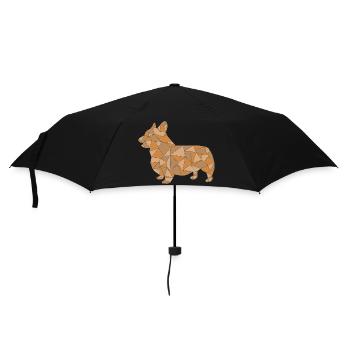 CORGI geometric - Umbrella (small) - black - Front