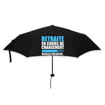 Humour Cadeau Retraité - Retraite En Cours - Parapluie standard - noir - Devant