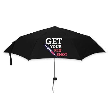 Faites-vous vacciner contre la grippe Aidant - Parapluie standard - noir - Devant