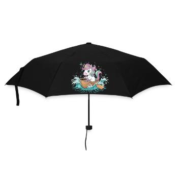 A Unicorn Boating Paddle Boat - Umbrella (small) - black - Front