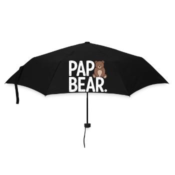 Papa Bear – Un design amusant pour les pères - Parapluie standard - noir - Devant